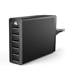 USB Wall Charger, Anker 60W 6 Port USB Charging Station, PowerPort 6 Multi USB Charger for iPhone Xs/Max/XR/X/8/7/Plus, iPad Pro/Air 2/Mini/iPod, Galaxy S9/S8/S7/Edge/Plus, Note, LG, HTC, and More