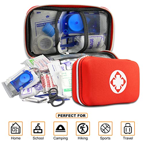 277 Pcs First Aid kit Car Waterproof Portable Emergency Kit Survival Equipment for Home School Camping Hiking Hunting and Travel Outdoor Adventure YIDERBO