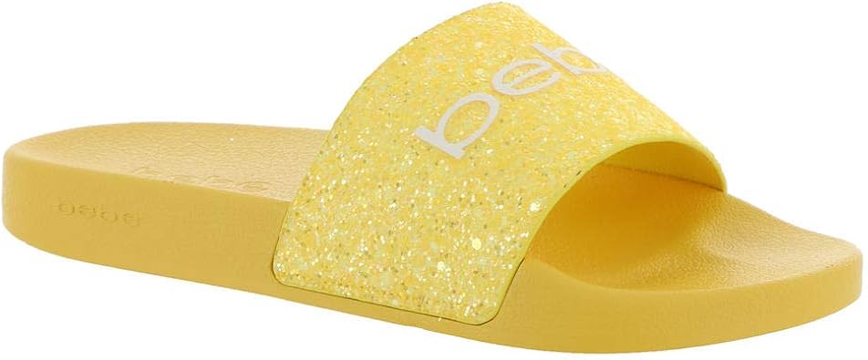 bebe women's slide sandals