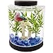 Tetra LED Half Moon aquarium Kit 1.1 Gallons, Ideal For Bettas