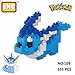 LNO Anime Pokemon Vaporeon Nano Block Diamond Mini Building Toys Pocket Monster