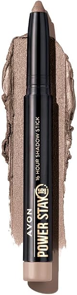 Avon Power Stay 16Hr Eyeshadow Eyeliner Stick 1.4g Everyday Beige Waterproof view 1