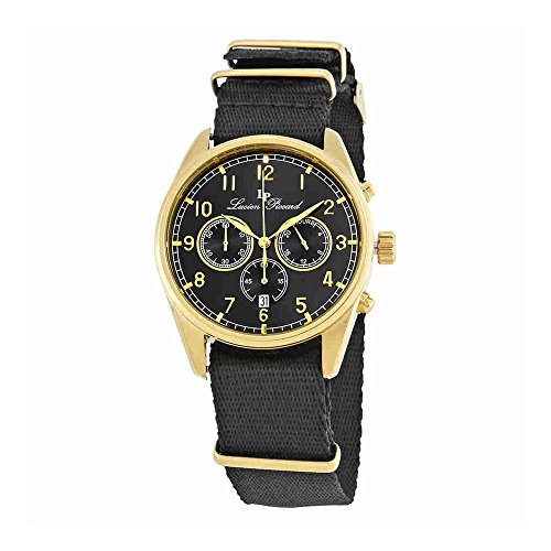 Lucien Piccard Men's LP-10588N-YG-01 Moderna Analog Display Japanese Quartz Black Watch