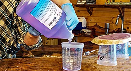 2 Gallon Table Top & Bar Top Epoxy Resin, Ultra Clear Finish, Self Leveling, Perfect for DIY Epoxy Counter Tops, Tabletops & Bars
