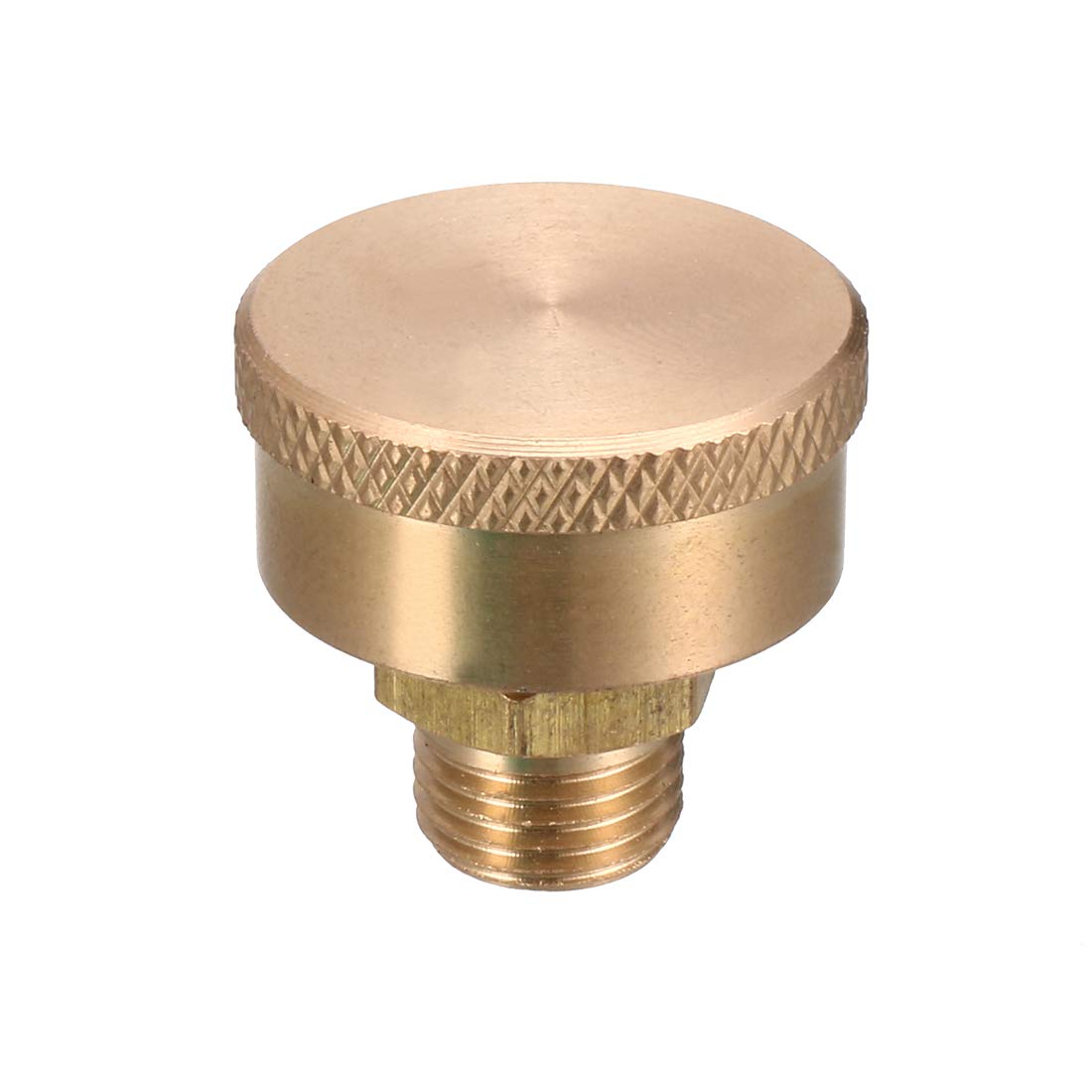 Sourcingmap Machine Parts 1/8NPT Male Thread Grease Oil Cup Cap Gold Tone