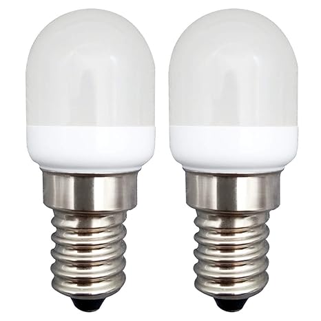 KingYH 2 Pieza LED Frigorifico Lámpara 2W E14 LED Bombilla ESE ...