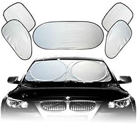 Car Window Sun Shade - 6 Pieces - Universal Baby Car Sunshade - 100% Reflect Sun Rays and Block UV Rays - Protect Children From The Sun's Glare