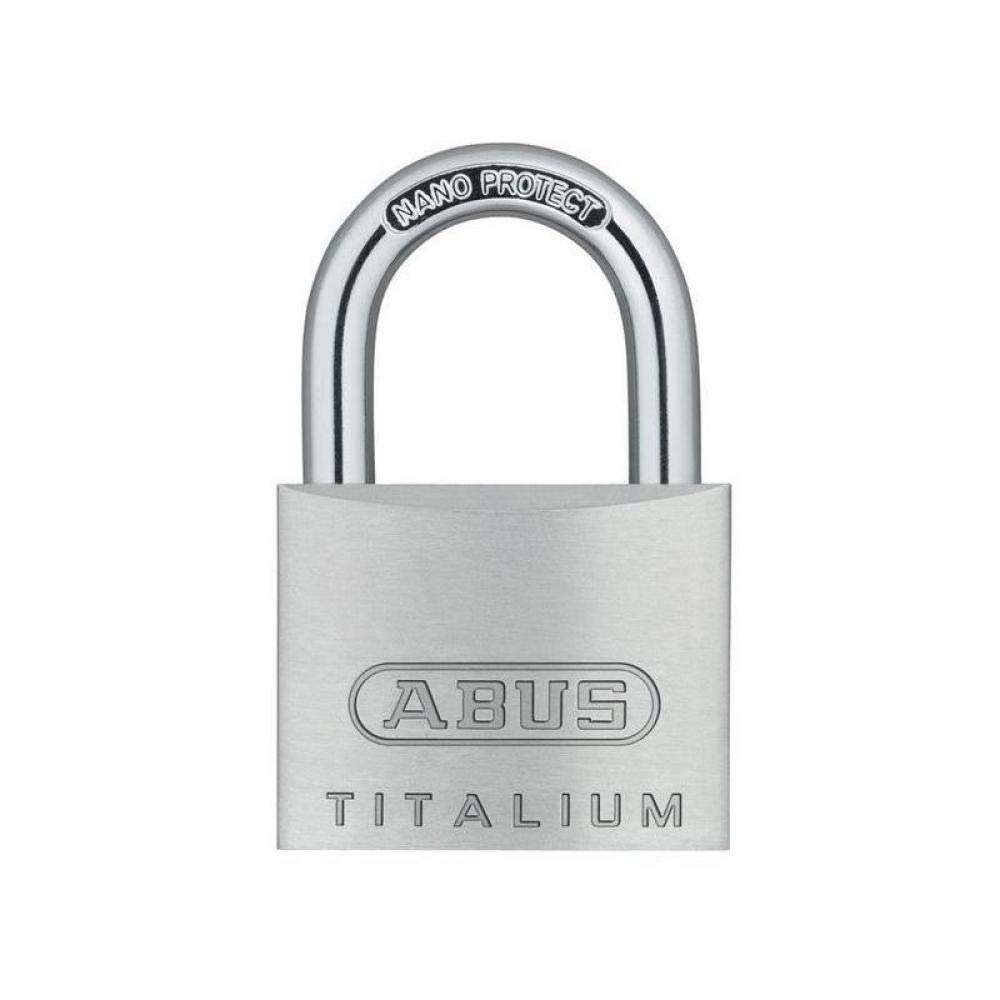 ABUS 64TI/40 40mm Titalium Padlock (Pack of 2), ABU64TI40TC-TBK