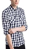 Z.KANG Men's Casual Long Sleeve Button Down Dress shirts