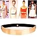 Sleek Gold Mirror Belt