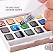 Acrux7 Water Brush Pen Set, Flat/Round Paint Brushes Tip: Fine/Medium/Large, 6pcs Assorted Self-moistening PaintBrushes for Watercolor Gouache Painting, Face Paint Coloring and Ink Calligraphy