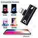 2 in 1 Compatible Adapter & Splitter for iPhone 7/7 Plus / 8/8 Plus/X,YUEMI Dual Jack Aux Audio & Charging & Calling & Sync Cable Connector Earphone Charger …