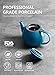 Sweese Teapot, Porcelain Tea Pot with Stainless Steel Infuser, Blooming & Loose Leaf Teapot - 27ounce, Steel Blue