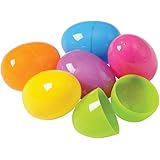 Plastic Easter Eggs (50 per order), Assorted Colors