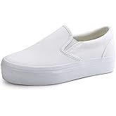 JABASIC Women Slip-on Platform Loafers Casual Comfortable Loafer Shoes