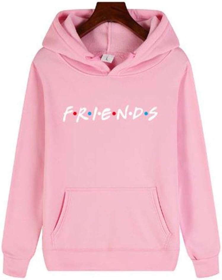 pink friends hoodie