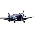 Fms Rc Planes for Adults Remote Control Airplane Warbird F4U Corsair RC Airplane 6CH 1700mm (66.9") Wingspan Blue with Flaps LED Retracts PNP (No Control, Battery, Charger)
