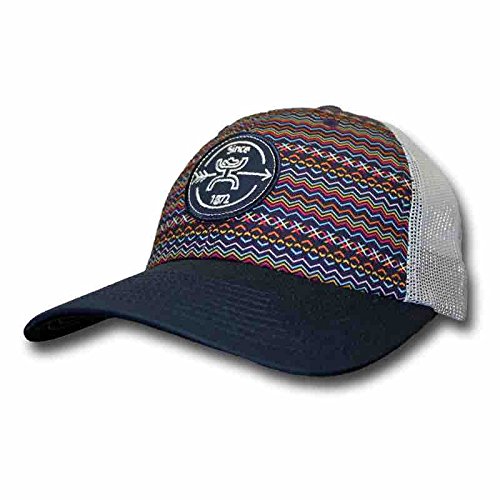 ooey Tremor Sublimation Print Navy Front & White Mesh Back, Ladies Trucker Cap OSFA (1664T-NV)