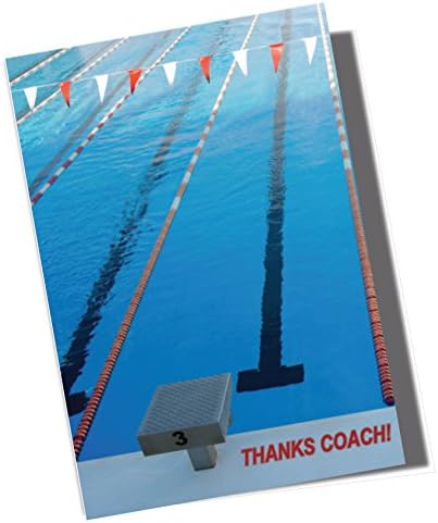 Cards for Coaches Thank you Cards for Coaches. Don't Forget to Thank the Coach. Perfect Appreciation Cards to say Thanks to that special coach. Cards For Coaches is here to help you appreciate and thank the coaches in yours and your children’s lives. Cards for Coaches are available in the following Sports: Baseball / Basketball / Cheerleading / Dance / Football / Generic / Golf / Hockey / Soccer / Swimming / Tennis. Please Choose Your Sport Below From the Drop Down Menu that says SIZE.