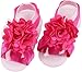 Toptim Baby Girl's Barefoot Sandals Flower for Newborn Toddlers (0-3T) (Mixed 12 Colors)