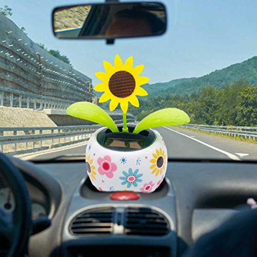DETTELIN Solar Powered Dancing Flowers Cute Swinging Insect Animal