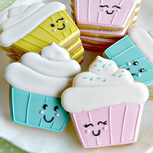 image for Bonropin Ice Cream Cupcake and Sweets Cookie Cutter Set(6 Pieces),Stai