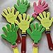 Sunshane 40 Pieces Plastic Hand Clappers Noise Makers Noisemaker Game Accessories for Fiesta Party Birthday Favors and Supplies, 7.5 Inch