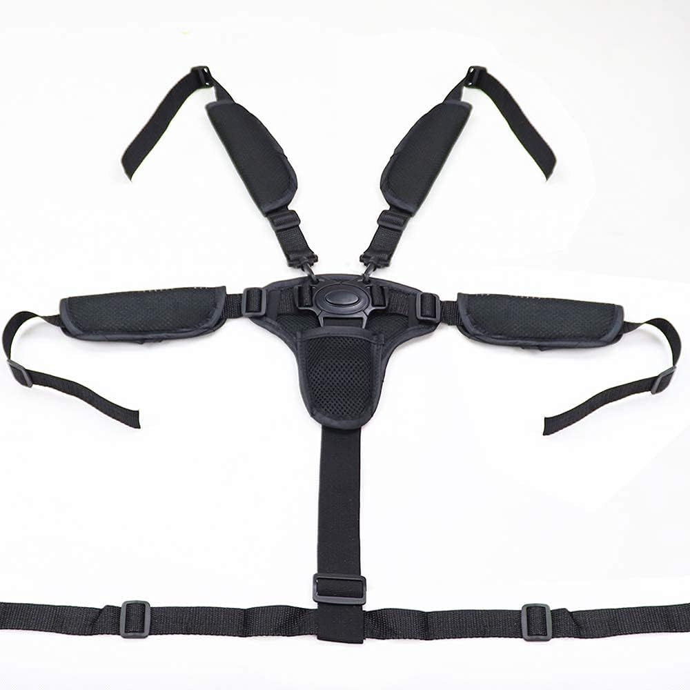 Jolik 5 Point Harness Straps, Baby Safety Strap Belt with Shoulder Pads and Guarding Pad - Image 5