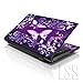 LSS 15 15.6 Inche Laptop Notebook Skin Sticker with 2 Wrist Pads - Reusable Cover Protector Vinyl Sticker Cover Decal Fits 13