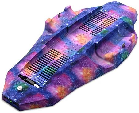 Multi-functional Airship Shaped Vertical Stand with Dual Charging Station and Dual Cooling Fan for Playstation 4 Console PS4 Controllers, Purple