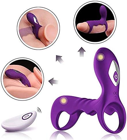 Dcola Massager Vibrating Wand Massaging Toys Slient Soft Skin-Friendly for Back Neck Shoulder Relaxation Deep Tissue Massage Wireless Remote Control Multiple Vibration Speed and Patterns