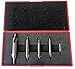LLDSIMEX 5PC M2HSS Combined Center Drills Countersinks 60 Degree Angle Bit Set
