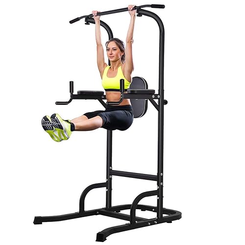 ONETWOFIT Multi-Function Power Tower Adjustable Height Home