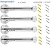 NELXULAS Brushed Stainless Steel Bath Towel Hooks Single Super Heavy Duty Wall Mount Hook, Coat Hook, Fit for Bedroom,Living Room, Bathroom and Fitting Room, Office(8