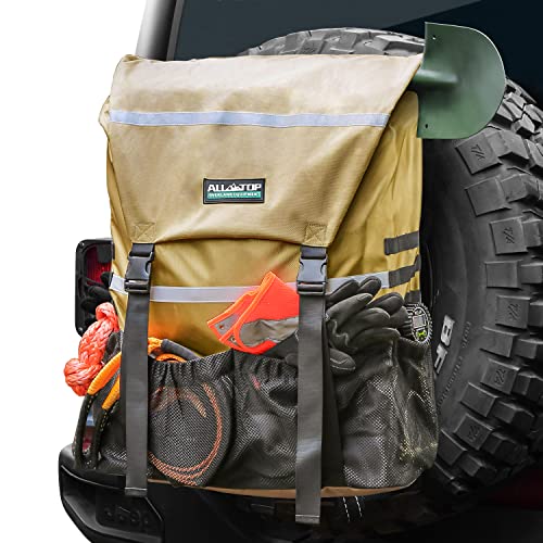 ALLTOP Spare Tire Trash Bag, Offroad spare tire trasharoo bags, Heavy Duty Truck Tailgate Trash