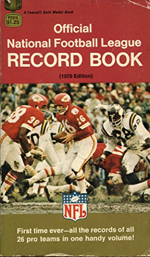 Official National Football League Record Book (... 0875020119 Book Cover
