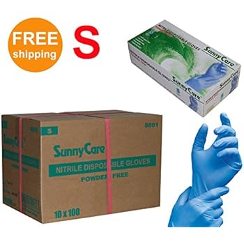 Amazon.com: SUNNYCARE #8801 Nitrile Disposable Gloves
