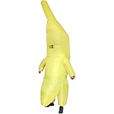 IRETG Inflatable Banana Costume for Adults Halloween Blow Up Banana Costume