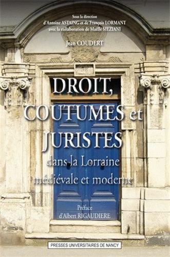 Droit, coutumes et juristes