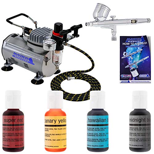 Buy Pro Master Airbrush Cake Decorating Airbrushing System Kit with a 4