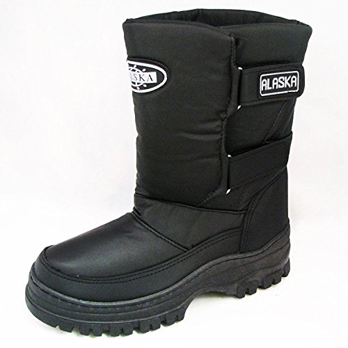 Alaska Mens Sj100 Snow Boot,Black,11