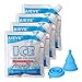 AIEVE Cooler Ice Packs, Cooler Freeze Packs, 12 Pack Long Lasting Ice Packs for Coolers Cooler Shock Freeze Packs Reusable Ice Packs for Coolers, Camping, Lunch Bags, Office, Beach, Picnic