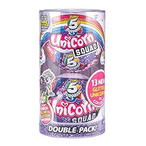 ZURU-5-SURPRISE-7766-Unicorn-Squad-Series-2-Mystery-Collectible-Capsule-Twin-Pack 5 Surprise ZURU 7766 Unicorn Squad Series 2 Mystery Collectible Capsule, Twin Pack