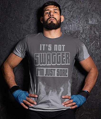 Sweat-Activated-T-Shirt-with-Motivational-Message-for-Gym-Or-Workout-Theme-Its-Not-Swagger-Im-Just-Sore-Men
