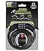 Aduro Sport Bike Lock Cable, Bicycle Master Cable Lock with 4-Digit Combination Lightweight Bike Chain Lock 6-Feet
