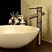 Aquafaucet Antique Brass Bamboo Shape Bathroom Sink Vessel Faucet Basin Mixer Tap