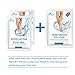 Foot Peel Mask(2 pair) with a Gift(1 pair of Moisturizing Foot Mask), Exfoliating Dead Skin Remover by BRITOR