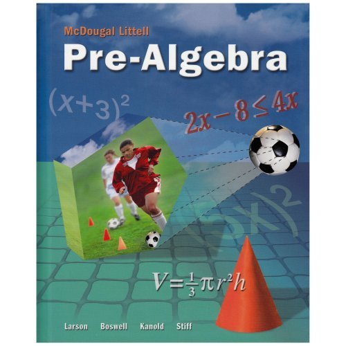 McDougal Littell PreAlgebra Teacher's Edition Books