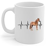 Sorrel Miniature Horse Heartbeat Lifeline Coffee