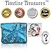 Timeline Treasures Eternal Hearts Charm for European Charm Bracelets Lampwork Glass Stainless Steel